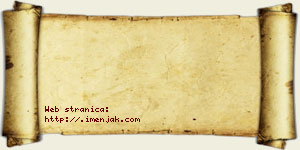 Hana Mečkić vizit kartica